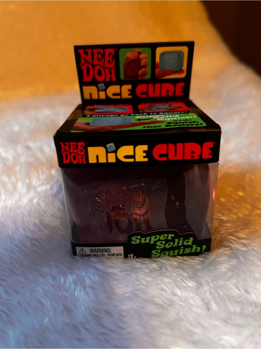 Needoh Nice Cube Super Solid Squish - purple
